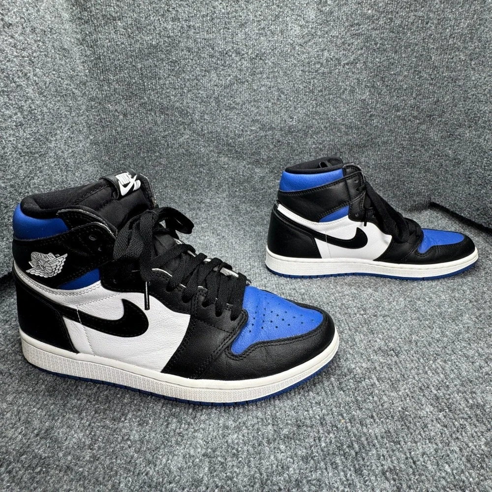 Jordan 1 Retro High OG Mens 8.5 Royal Toe Streetwear Sneakers 555088-041